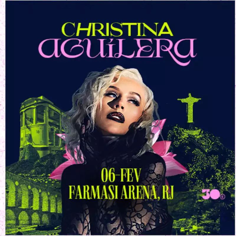 Grandes shows internacionais de 2024: cristina aguilera